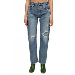 NEW MOUSSY plymouth straight jean in blue